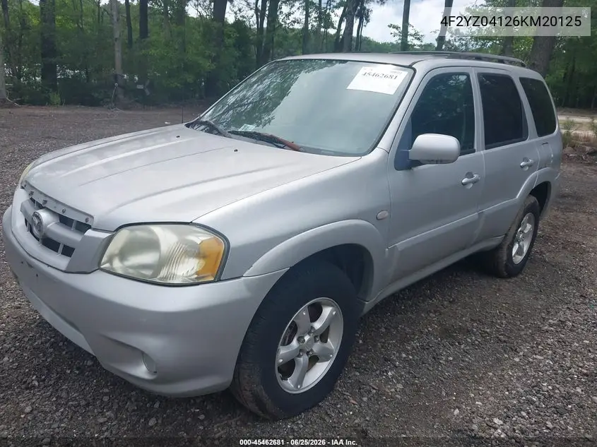 2006 Mazda Tribute S VIN: 4F2YZ04126KM20125 Lot: 45462681