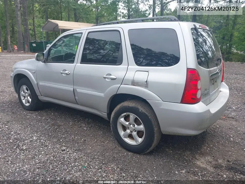 2006 Mazda Tribute S VIN: 4F2YZ04126KM20125 Lot: 45462681