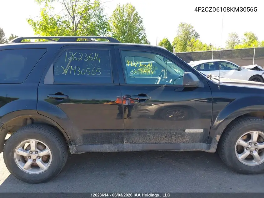 2008 Mazda Tribute Gs V6/Gx V6 VIN: 4F2CZ06108KM30565 Lot: 12623614