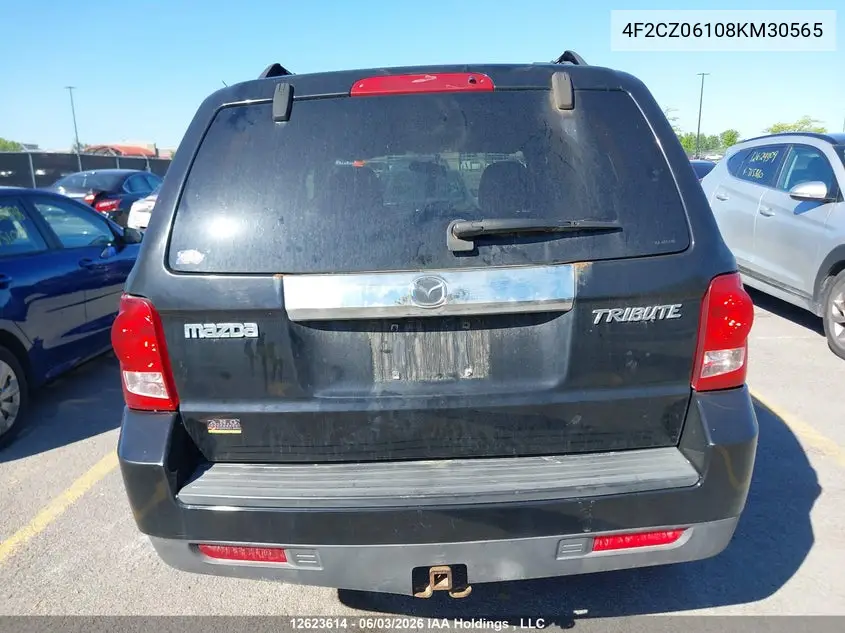 2008 Mazda Tribute Gs V6/Gx V6 VIN: 4F2CZ06108KM30565 Lot: 12623614