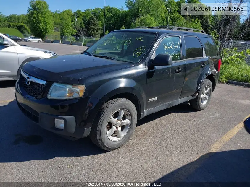 2008 Mazda Tribute Gs V6/Gx V6 VIN: 4F2CZ06108KM30565 Lot: 12623614