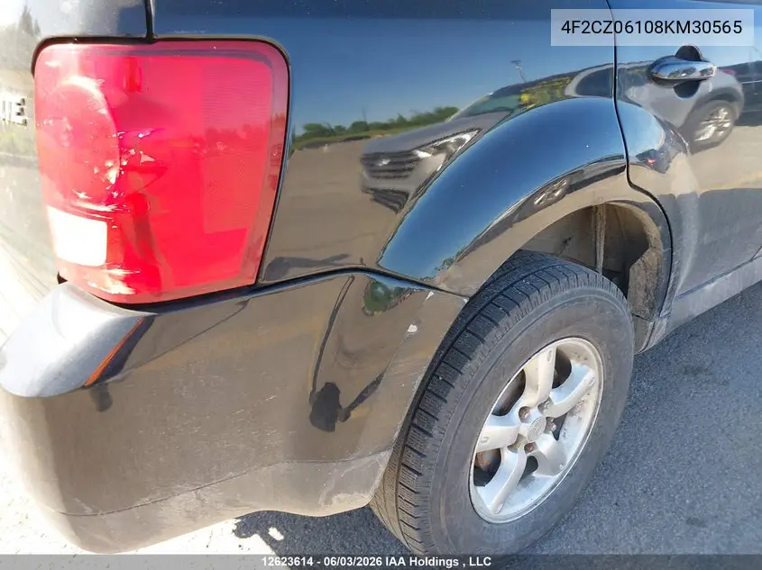 2008 Mazda Tribute Gs V6/Gx V6 VIN: 4F2CZ06108KM30565 Lot: 12623614