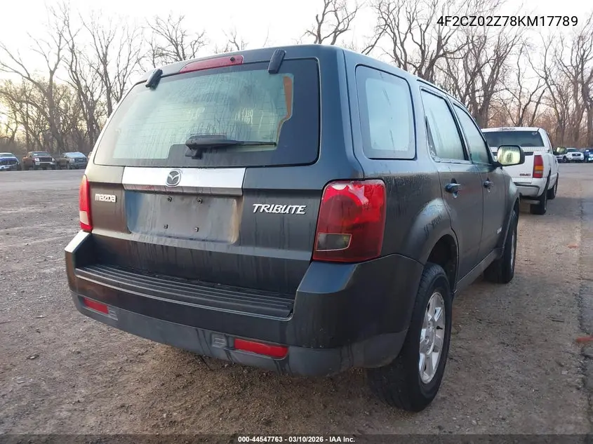 2008 Mazda Tribute I Sport VIN: 4F2CZ02Z78KM17789 Lot: 44547763