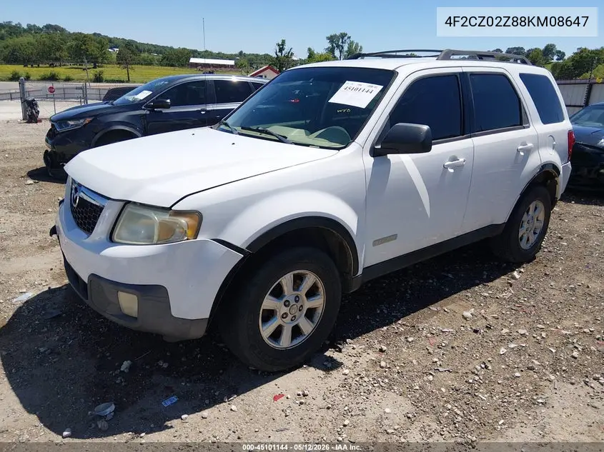 2008 Mazda Tribute I Sport VIN: 4F2CZ02Z88KM08647 Lot: 45101144