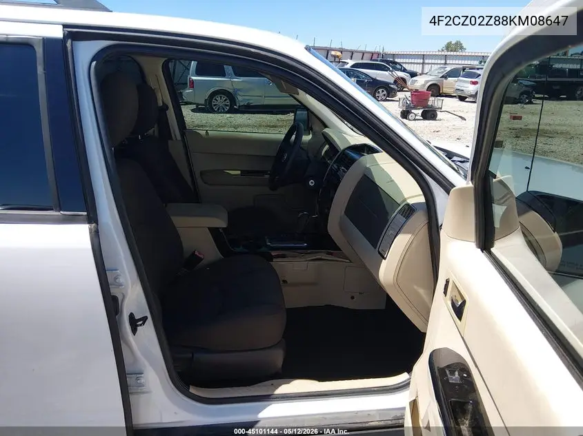 2008 Mazda Tribute I Sport VIN: 4F2CZ02Z88KM08647 Lot: 45101144