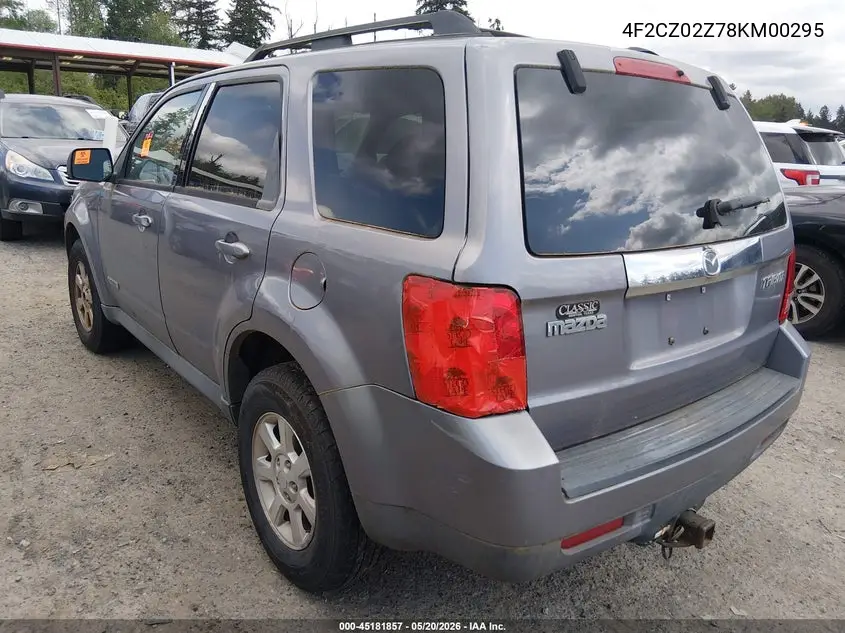 2008 Mazda Tribute VIN: 4F2CZ02Z78KM00295 Lot: 45181857