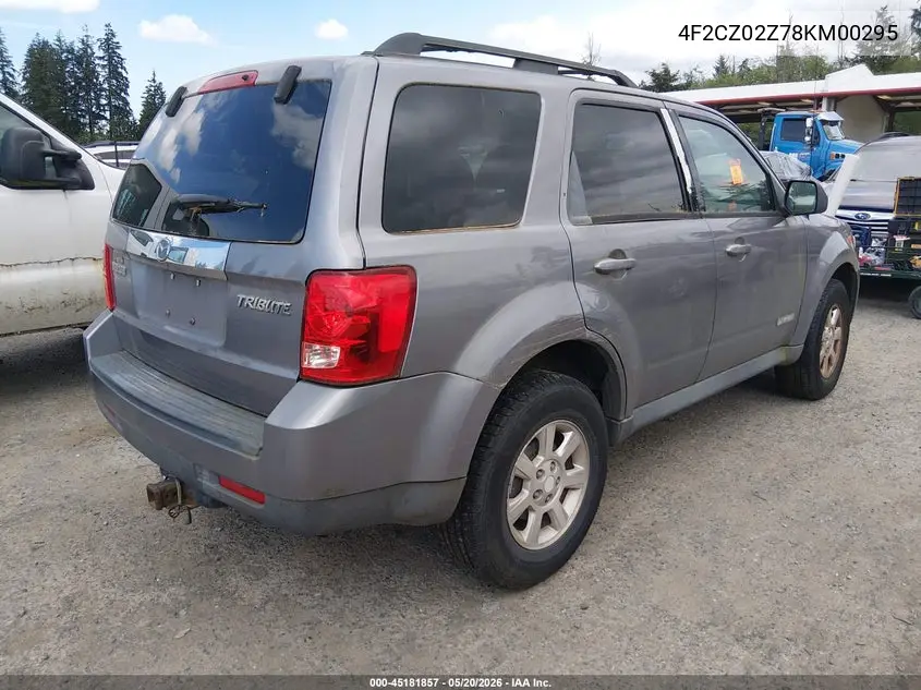 2008 Mazda Tribute VIN: 4F2CZ02Z78KM00295 Lot: 45181857