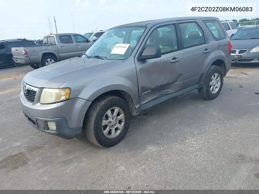 2008 Mazda Tribute I Sport VIN: 4F2CZ02Z08KM06083 Lot: 45254104
