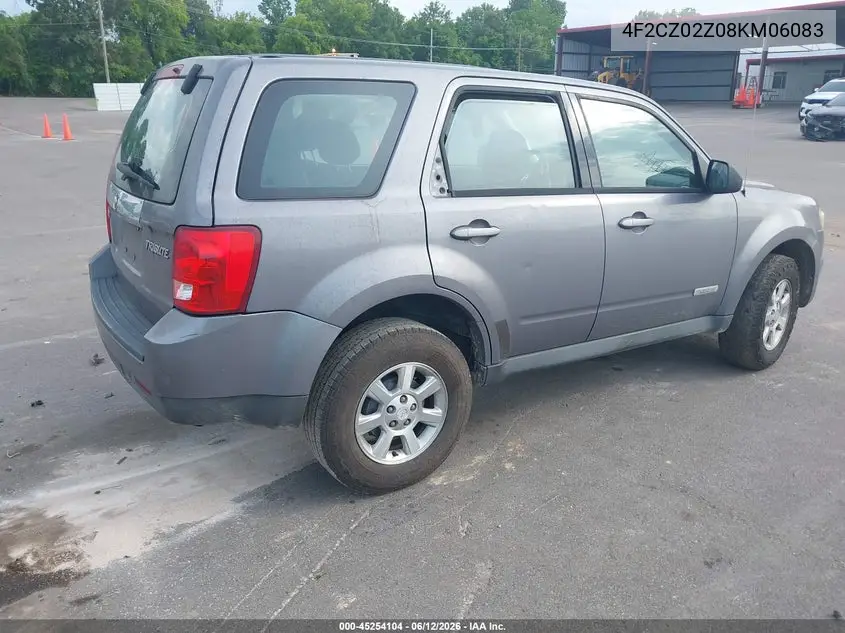 2008 Mazda Tribute I Sport VIN: 4F2CZ02Z08KM06083 Lot: 45254104
