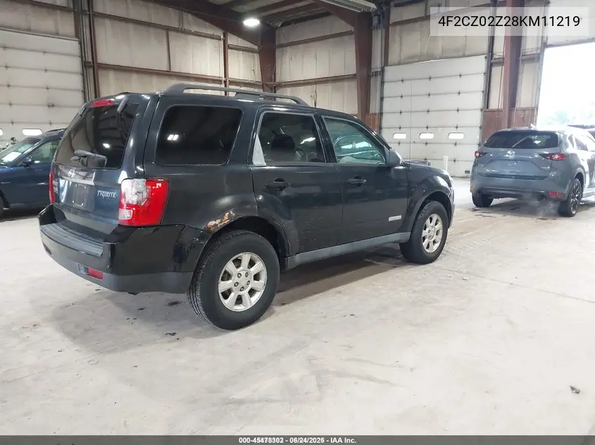 2008 Mazda Tribute I Touring VIN: 4F2CZ02Z28KM11219 Lot: 45478302
