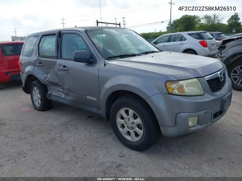 2008 Mazda Tribute I Sport VIN: 4F2CZ02Z58KM26510 Lot: 45499377