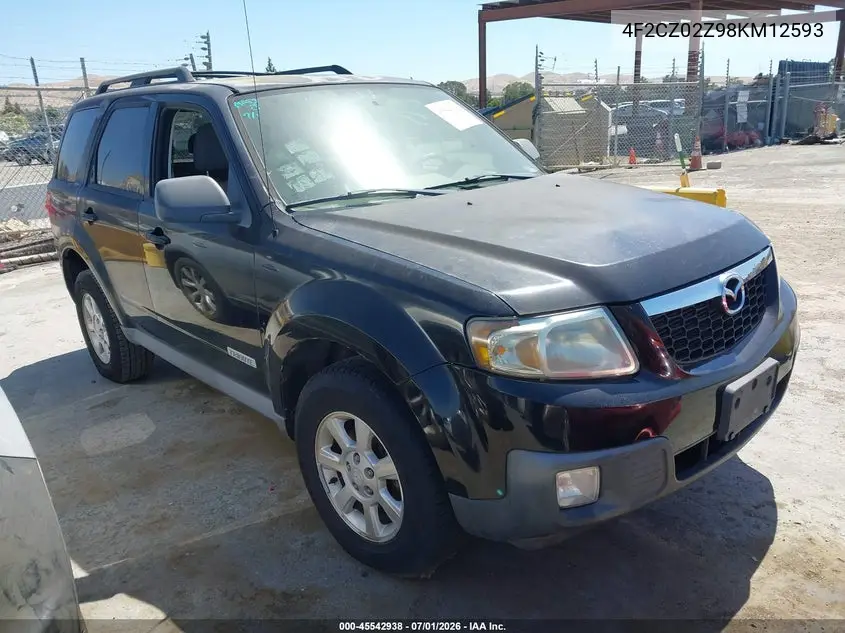 2008 Mazda Tribute I Touring VIN: 4F2CZ02Z98KM12593 Lot: 45542938