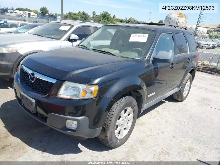2008 Mazda Tribute I Touring VIN: 4F2CZ02Z98KM12593 Lot: 45542938