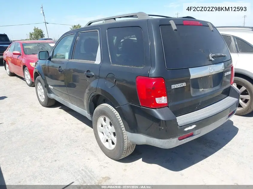 2008 Mazda Tribute I Touring VIN: 4F2CZ02Z98KM12593 Lot: 45542938