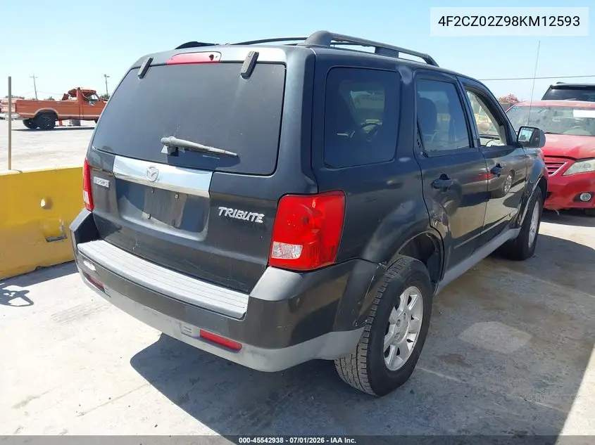 2008 Mazda Tribute I Touring VIN: 4F2CZ02Z98KM12593 Lot: 45542938