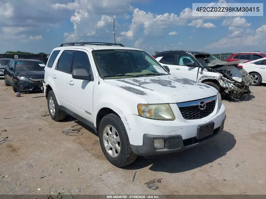 2008 Mazda Tribute I Touring VIN: 4F2CZ02Z98KM30415 Lot: 45548765