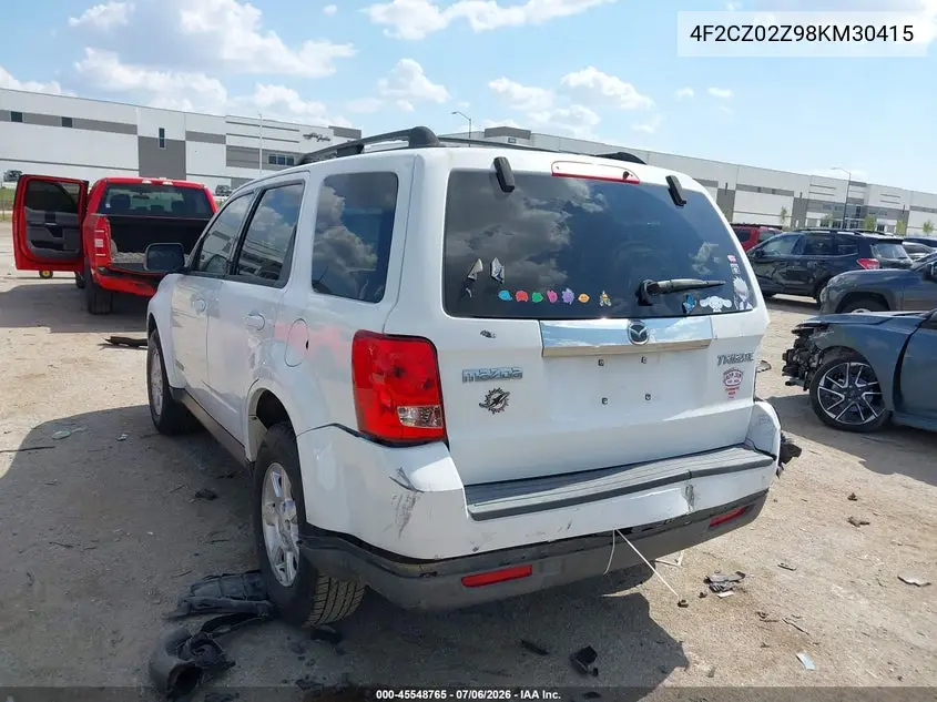 2008 Mazda Tribute I Touring VIN: 4F2CZ02Z98KM30415 Lot: 45548765