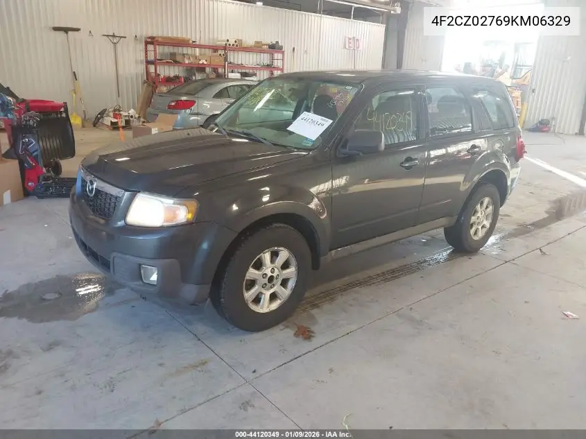 2009 Mazda Tribute I Sport VIN: 4F2CZ02769KM06329 Lot: 44120349