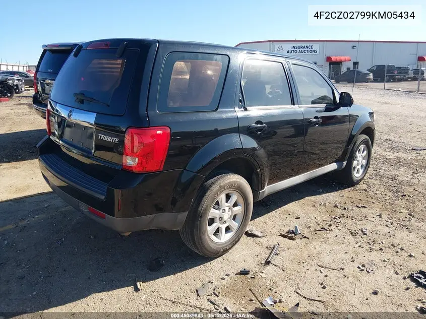 2009 Mazda Tribute I Sport VIN: 4F2CZ02799KM05434 Lot: 45089843