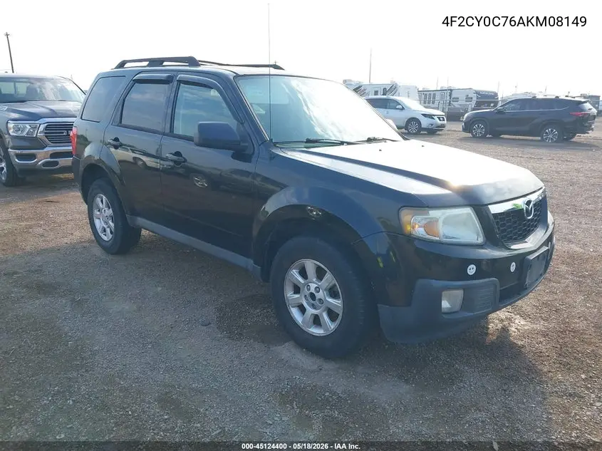2010 Mazda Tribute I Touring VIN: 4F2CY0C76AKM08149 Lot: 45124400