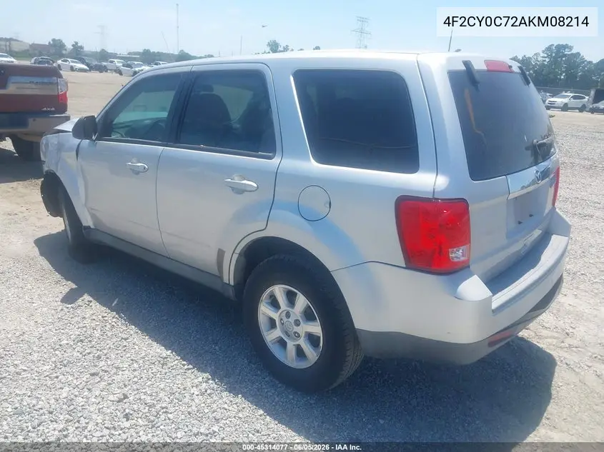 2010 Mazda Tribute I Sport VIN: 4F2CY0C72AKM08214 Lot: 45314077