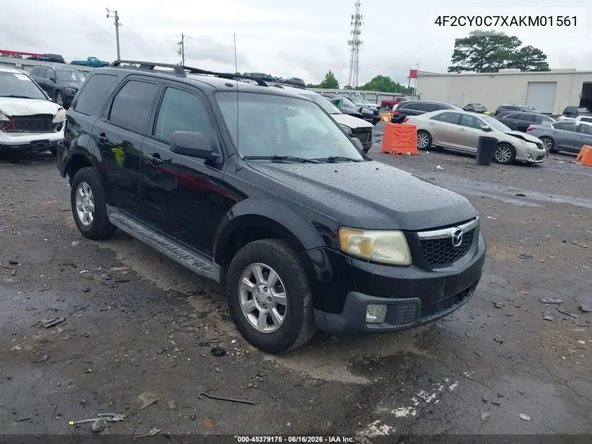 2010 Mazda Tribute I Grand Touring VIN: 4F2CY0C7XAKM01561 Lot: 45379175