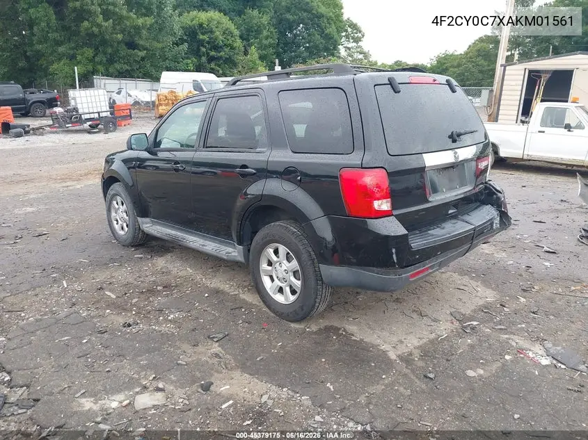 2010 Mazda Tribute I Grand Touring VIN: 4F2CY0C7XAKM01561 Lot: 45379175