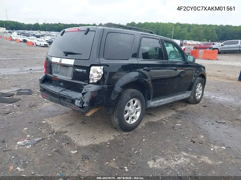 2010 Mazda Tribute I Grand Touring VIN: 4F2CY0C7XAKM01561 Lot: 45379175