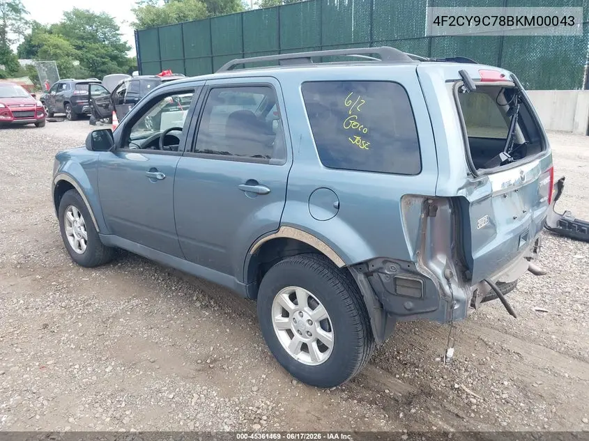 2011 Mazda Tribute I Touring VIN: 4F2CY9C78BKM00043 Lot: 45361469