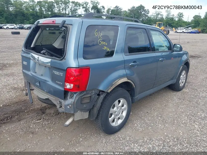 2011 Mazda Tribute I Touring VIN: 4F2CY9C78BKM00043 Lot: 45361469
