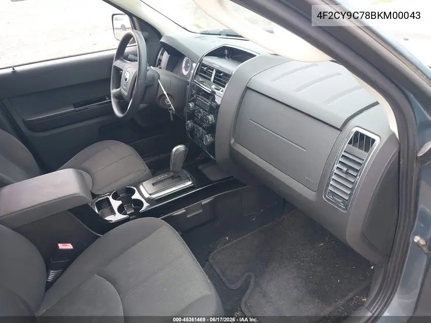 2011 Mazda Tribute I Touring VIN: 4F2CY9C78BKM00043 Lot: 45361469
