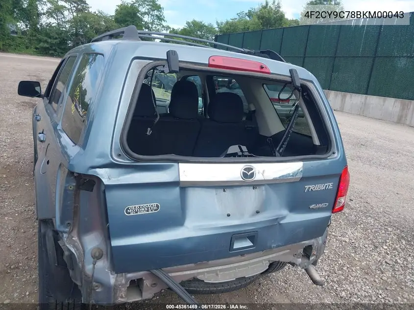 2011 Mazda Tribute I Touring VIN: 4F2CY9C78BKM00043 Lot: 45361469