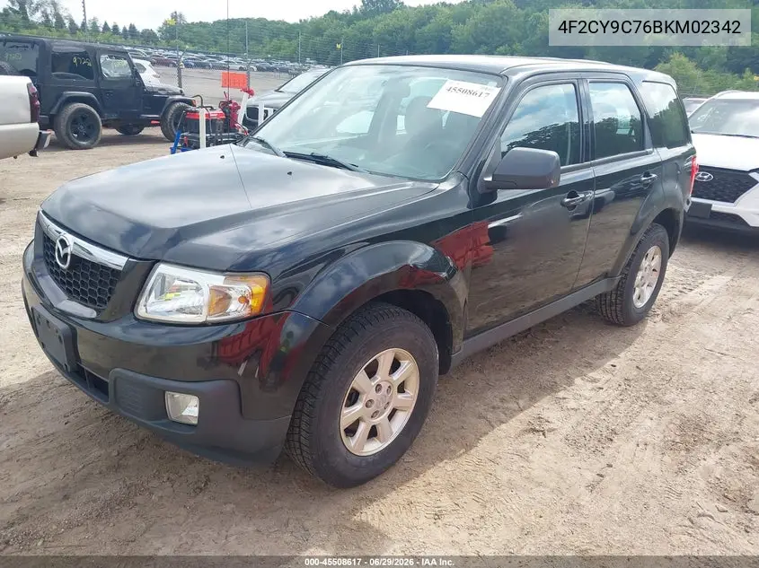 2011 Mazda Tribute I Sport VIN: 4F2CY9C76BKM02342 Lot: 45508617