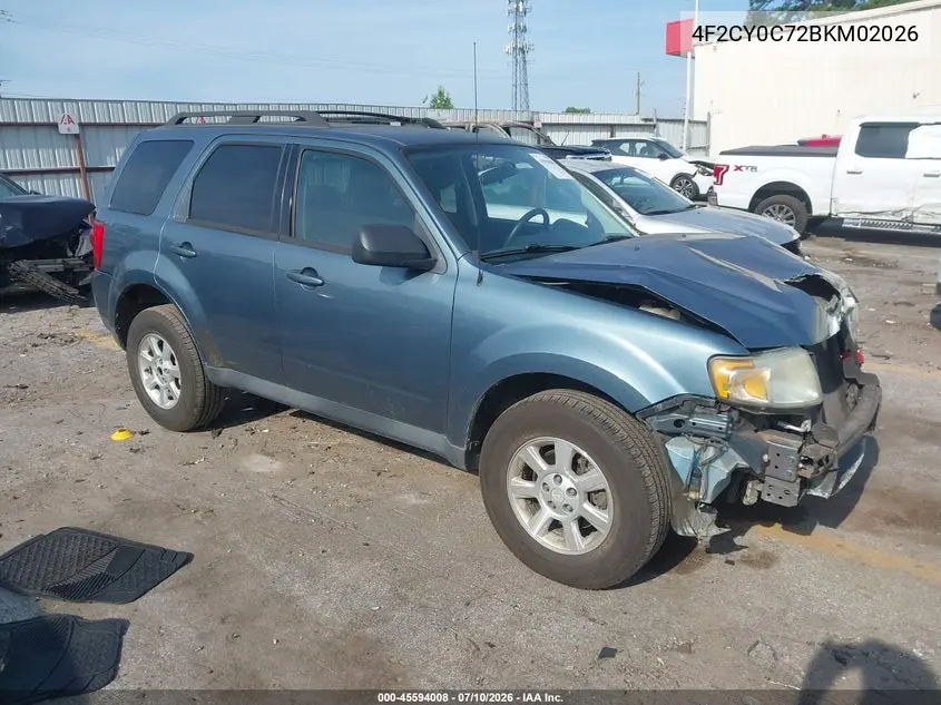 2011 Mazda Tribute I Touring VIN: 4F2CY0C72BKM02026 Lot: 45594008