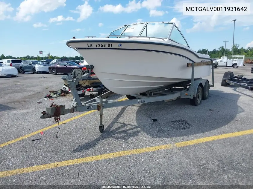 1994 Mcclain Boat Trailer VIN: MCTGALV0011931642 Lot: 45563908
