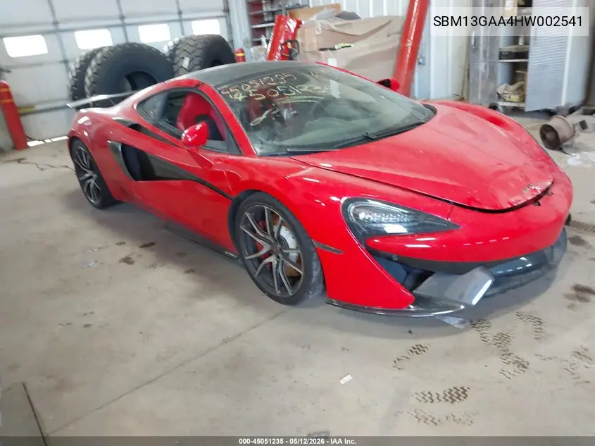 2017 Mclaren 570Gt VIN: SBM13GAA4HW002541 Lot: 45051235