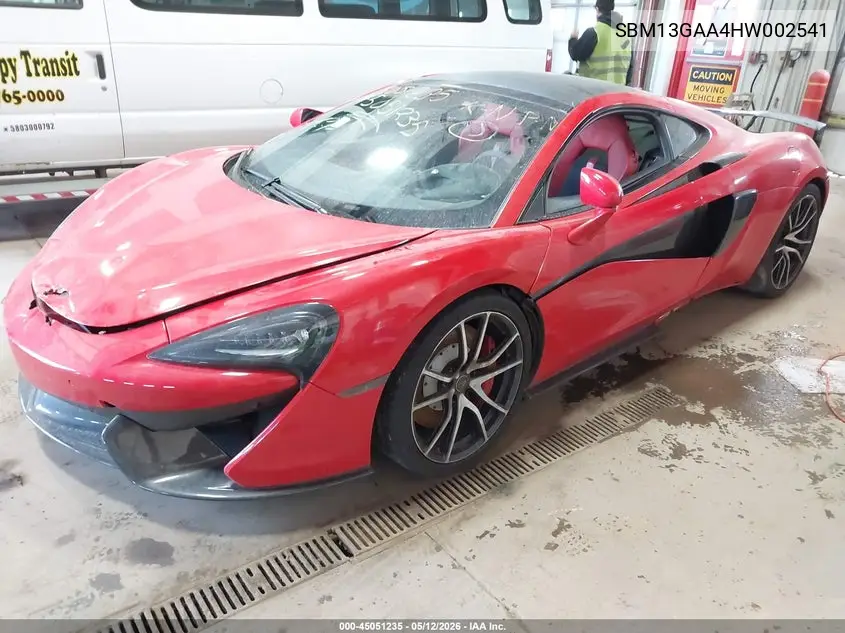 2017 Mclaren 570Gt VIN: SBM13GAA4HW002541 Lot: 45051235