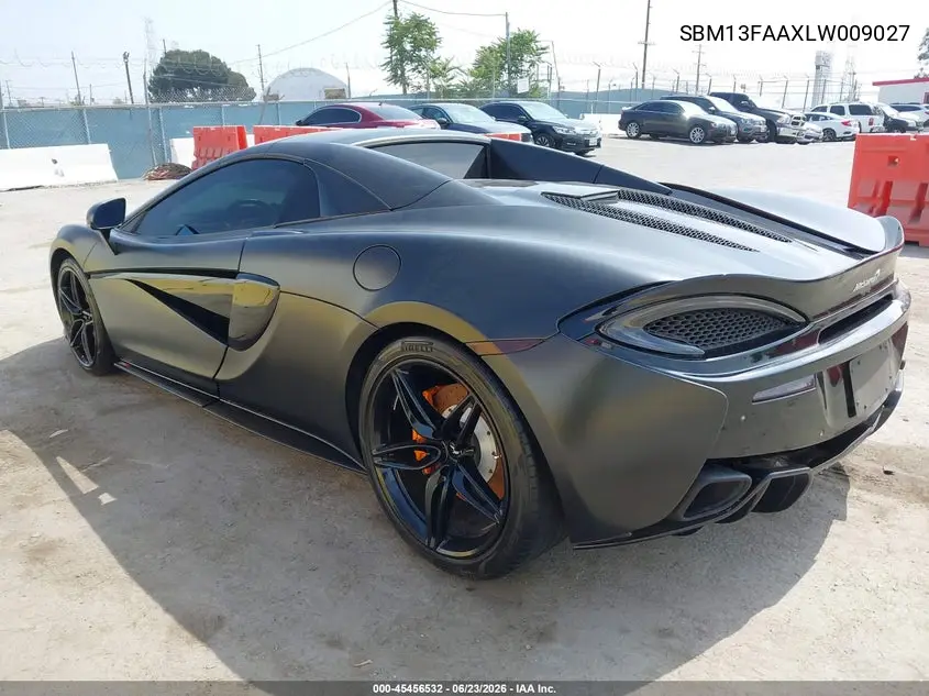 2020 Mclaren 570S VIN: SBM13FAAXLW009027 Lot: 45456532
