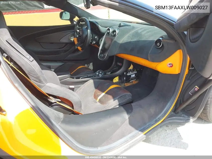 2020 Mclaren 570S VIN: SBM13FAAXLW009027 Lot: 45456532