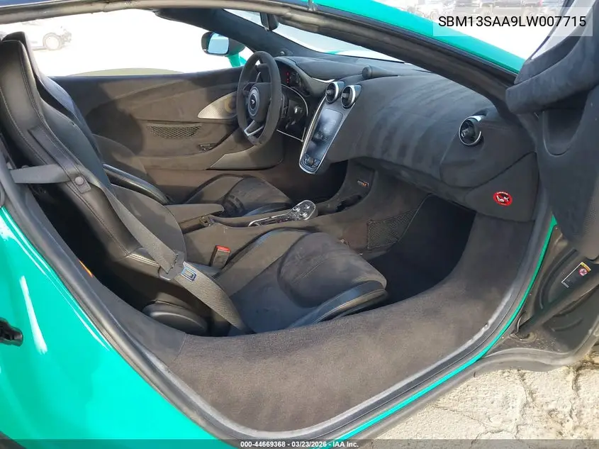 2020 Mclaren 600Lt VIN: SBM13SAA9LW007715 Lot: 44669368