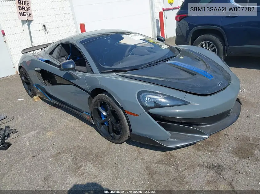 2020 Mclaren 600Lt VIN: SBM13SAA2LW007782 Lot: 45568022