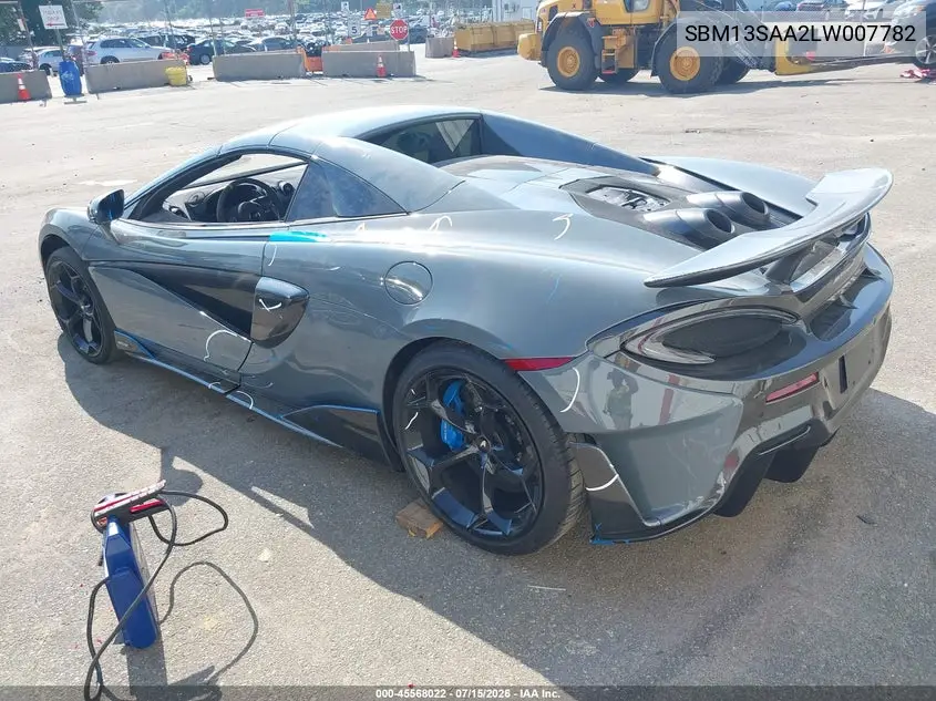 2020 Mclaren 600Lt VIN: SBM13SAA2LW007782 Lot: 45568022