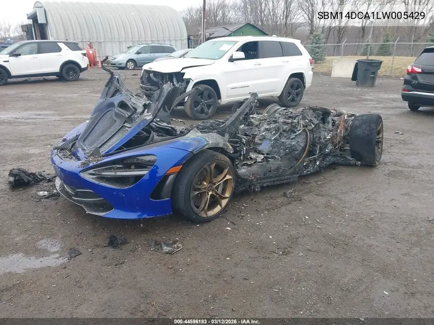 2020 Mclaren 720S Luxury/Performance VIN: SBM14DCA1LW005429 Lot: 44596183