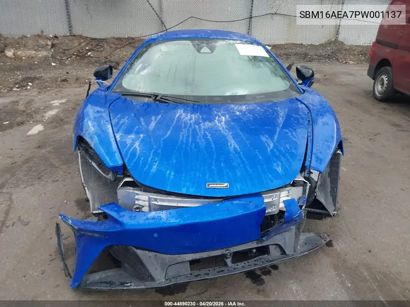 2023 Mclaren Artura Performance/Techlux/Vision VIN: SBM16AEA7PW001137 Lot: 44890230