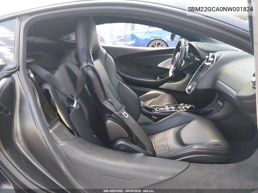 2022 Mclaren Gt Coupe VIN: SBM22GCA0NW001824 Lot: 45241552