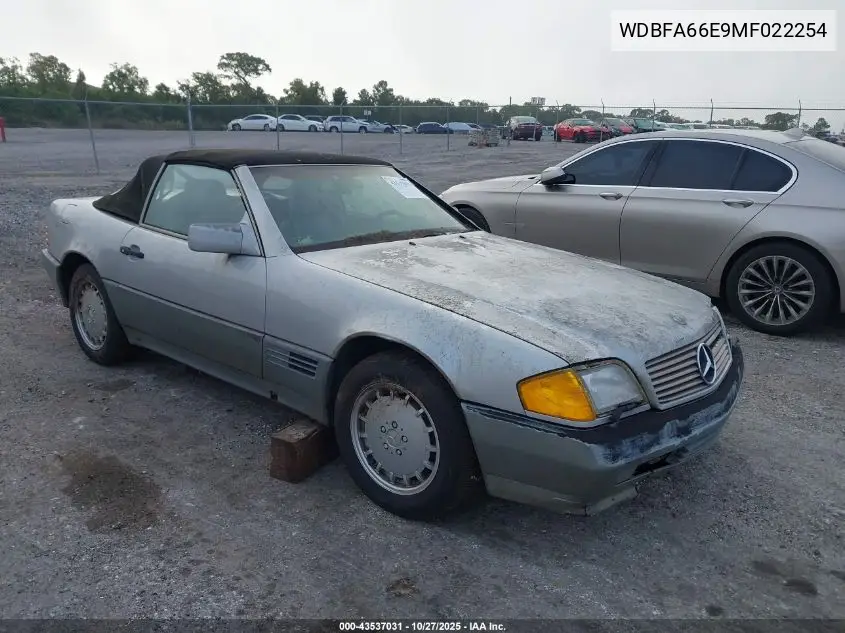 WDBFA66E9MF022254 1991 Mercedes-Benz 500 Sl