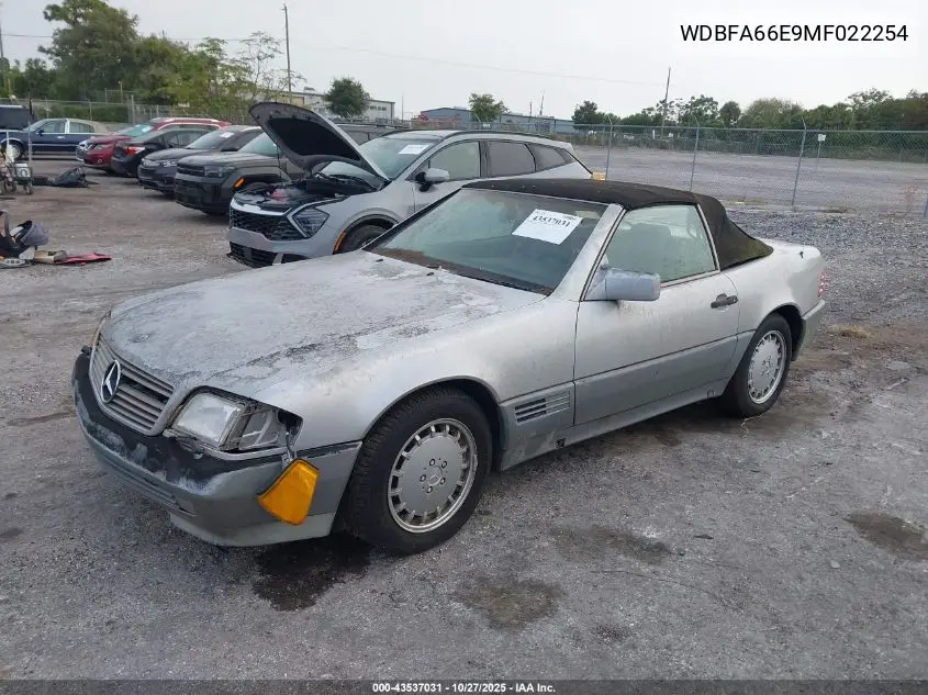 WDBFA66E9MF022254 1991 Mercedes-Benz 500 Sl