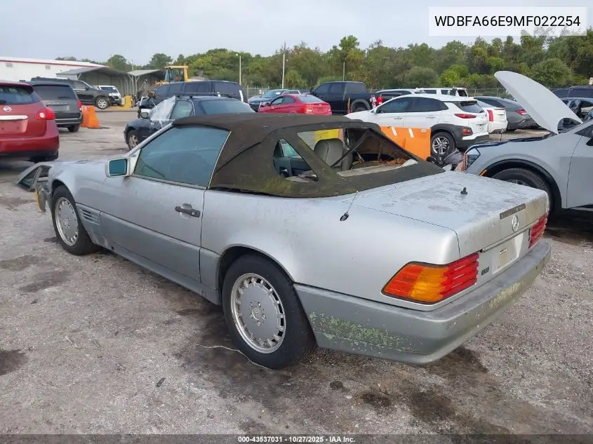 WDBFA66E9MF022254 1991 Mercedes-Benz 500 Sl