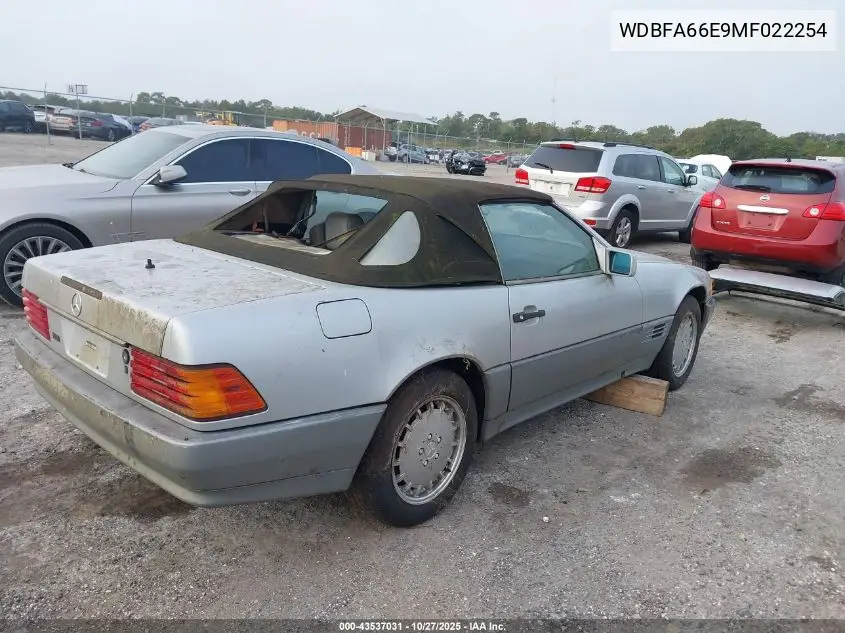 WDBFA66E9MF022254 1991 Mercedes-Benz 500 Sl
