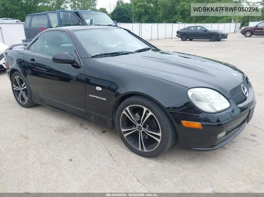 1998 Mercedes-Benz Slk 230 VIN: WDBKK47F8WF050296 Lot: 45194339